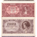 1946. 10.000BP + 100.000BP + 1.000.000BP + 10.000.000BP T:VF,F közte szép papír, kis szakadás