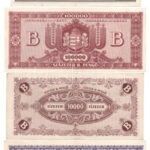 1946. 10.000BP + 100.000BP + 1.000.000BP + 10.000.000BP T:VF,F közte szép papír, kis szakadás - Image 2
