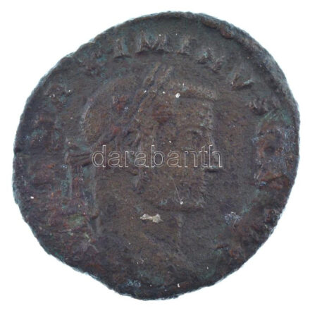 Római Birodalom / Siscia / II. Maximinus 312. AE Follis (6,37g) T:VF Roman Empire / Rome / Maximinus II 312. AE Follis 'IMP MAXIMINVS P F AVG / IOVI CONSERVATORI - A Mu - SIS' (6,37g) C:VF