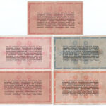 1946. 1.000.000AP (3x) kettő vízjeles papíron és sorszámmal, a harmadik sima papíron sorszám nélkül + 10.000.000AP sima papíron + 100.000.000AP T:F,VG közte folt, szakadás - Image 2