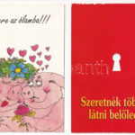 20 db MODERN humoros és grafikai képeslap / 20 modern motive postcards: humorous graphic - Image 2