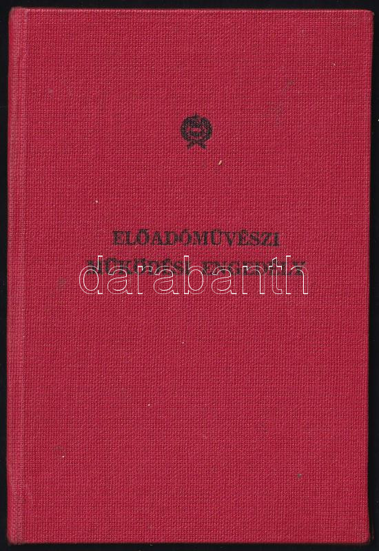 1987 Arcképes igazolvány tánczenész részére - Image 2