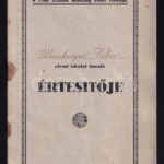 1936 pesti Izraelita Hitközség iskolai bizonyítványa