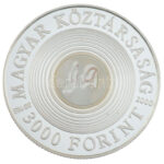 2000. 3000Ft Ag 'Gábor Dénes' kapszulában, tanúsítvánnyal, tájékoztatóval T:PP Adamo EM166 - Image 2