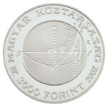 2002. 3000Ft Ag 'Bolyai János' kapszulában, tanúsítvánnyal T:PP Adamo EM180