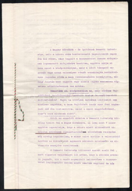 1925 Magyar Mérnökök és Építészek Szövetsége beadványa a kormányhoz a háborús kötvények visszafizetése ügyében, sokszorosított gépirat, Jendrassik Kornél (1868-1931) gépészmérnök, a Szövetség titkára, a gépészeti,