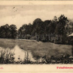1904 Felsőbánya, Baia Sprie; Bódi tó. Dácsek Péter kiadása / lake (vágott / cut)