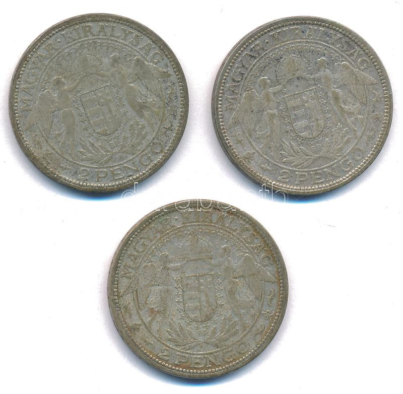 1929. 2P Ag 'Madonna' (3x) T:F Adamo P7 - Image 2