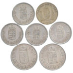 1927. 1P Ag + 1941-1944. 1P Al (4x) + 1943. 2P Al (2x) T:F,XF,VF Adamo P6 - Image 2