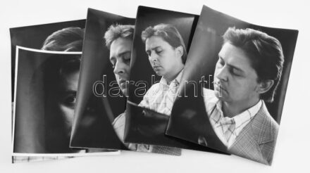 Falvai Sándor (1949- ) Liszt Ferenc-díjas zongoraművészről készült portréfelvételek, 10 db fotó, többségében jelzettek, 24x18 cm és 18x18 cm méretben