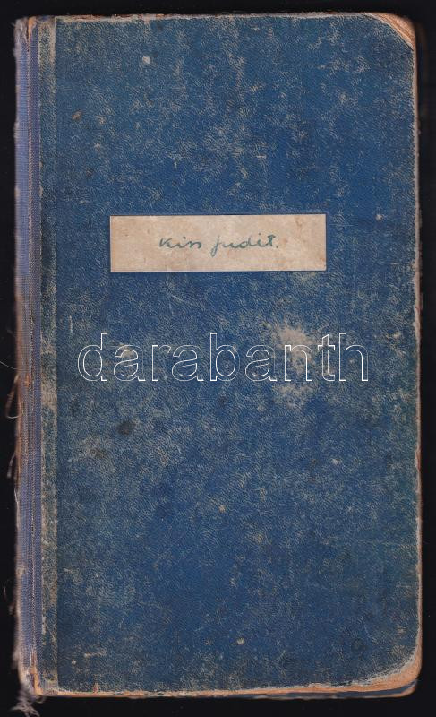 1943 Jelentkezőkönyv a Budapesti m. kir. középiskolai tanárképző intézetbe - Image 2