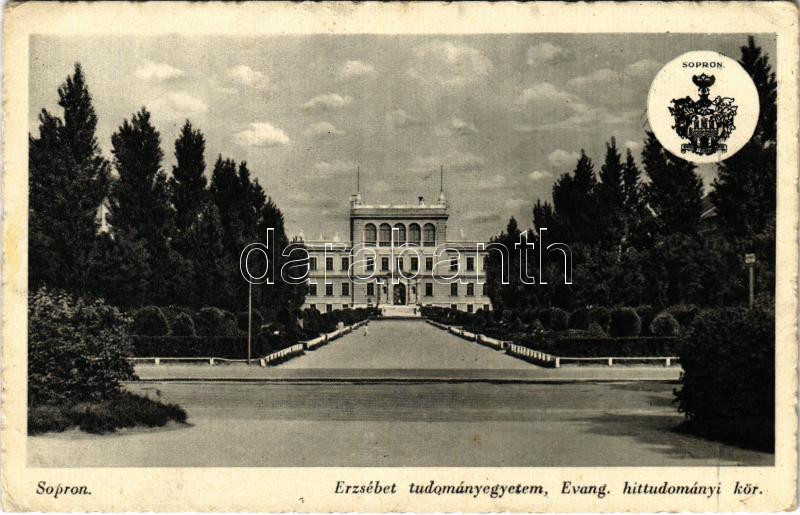 1940 Sopron, Erzsébet tudományegyetem, Evangélikus hittudományi kör (Rb)