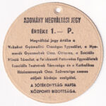 1939. 1P 'Jótékonyság Napja - 1939. november 1-2. / Adomány megváltási jegy' levéllel, eredeti borítékban T:UNC,AU - Image 2