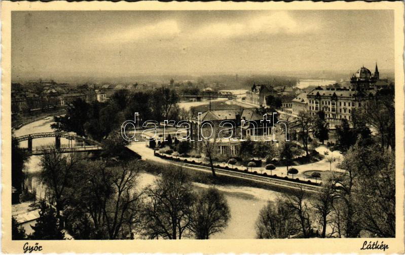 1939 Győr, látkép (EK)