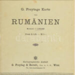 G. Freytags Karte von Rumänien, 1:1000 000. Wien, G. Freytag & Berndt. Kiadói papírkötés, sérült borító, 97×72 cm - Image 2
