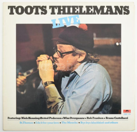 Toots Thielemans - Live Vinyl, LP, Album. Hollandia, 1974. jó állapotban