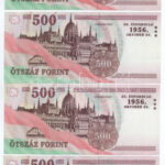 2006. 500Ft 'A forradalom 50. évfordulója 1956. október 23.' (4x) 'EB' 'EC' T:F szép papír Adamo F54EE1 - Image 2
