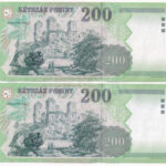 2001. 200Ft (2x) sorszámkövetők 'FA 8791250 - FA 8791251' T:I,II Adamo F53A - Image 2