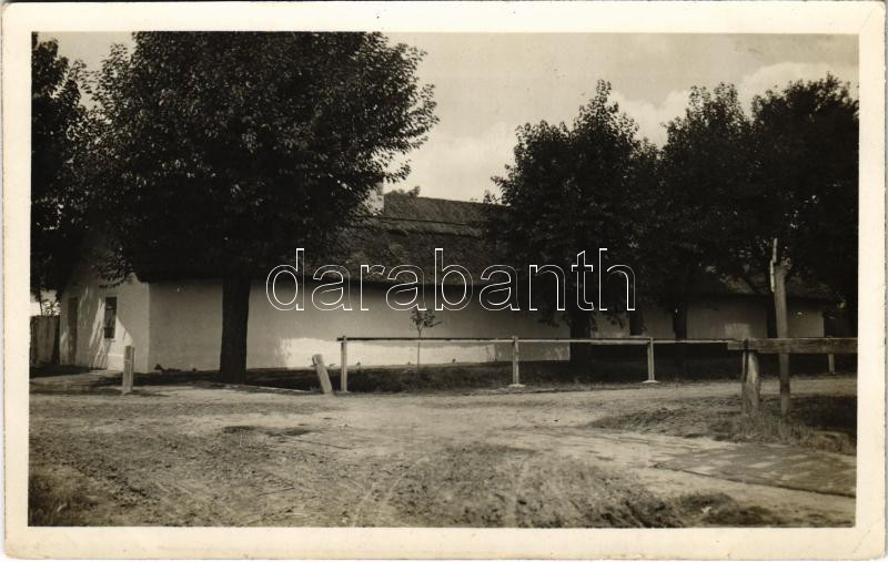 1935 Újverbász, Verbász, Novi Vrbas; utca és ház / street and house