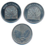1984. 20Ft Cu-Ni 'FAO - Védd az erdőt' BU és PP érmepár (2xklf) + 1985. 20Ft 'FAO' T:UNC,AU Adamo EM80, EM90