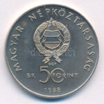 1988. 50Ft Cu-Ni 'Világ Vadvédelmi Alap - Kékvércse' kapszulában T:BU Adamo EM101 - Image 2