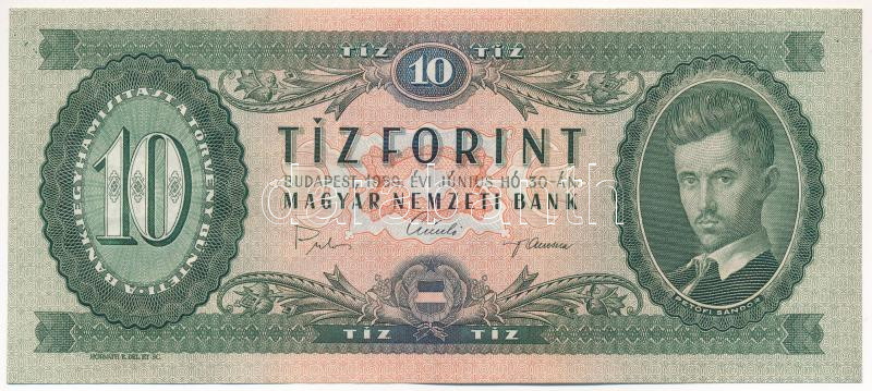 1969. 10Ft T:VF szép papír Adamo F7