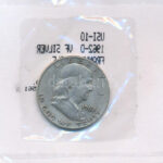Amerikai Egyesült Államok 1962. 1/2$ Ag 'Franklin' fóliacsomagolásban T:VF patina USA 1962. 1/2 Dollar Ag 'Franklin' in foil packing C:VF patina Krause KM#199