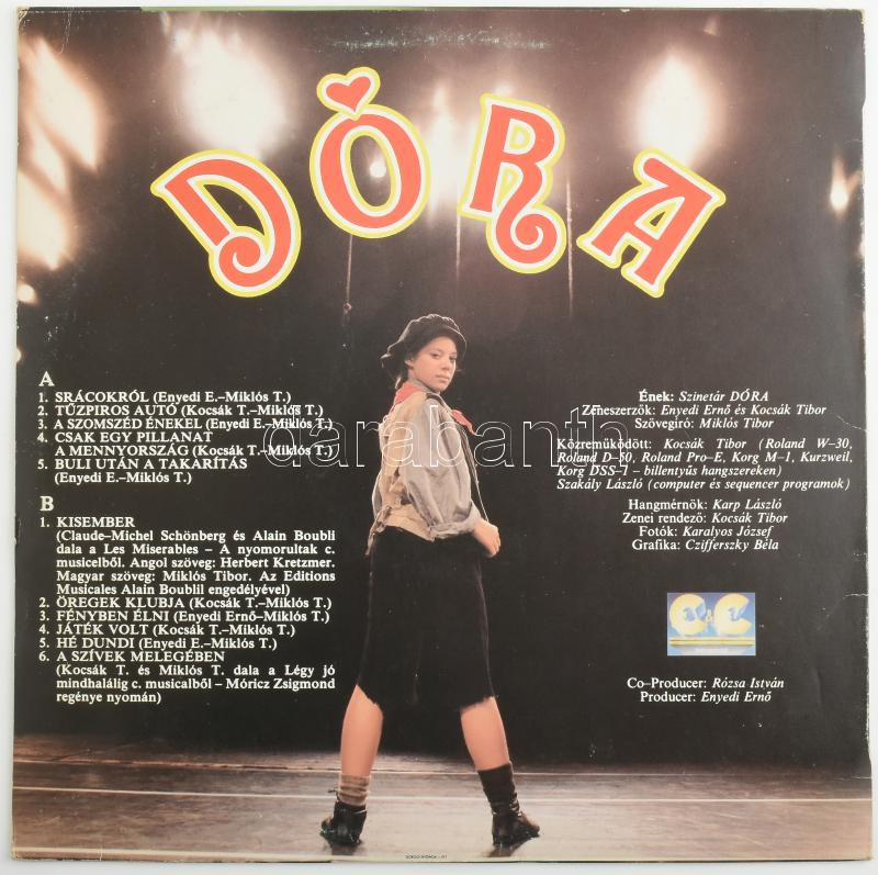 Dóra - Dóra. Vinyl, LP, Album. Magyarország, 1990. jó állapotban - Image 2