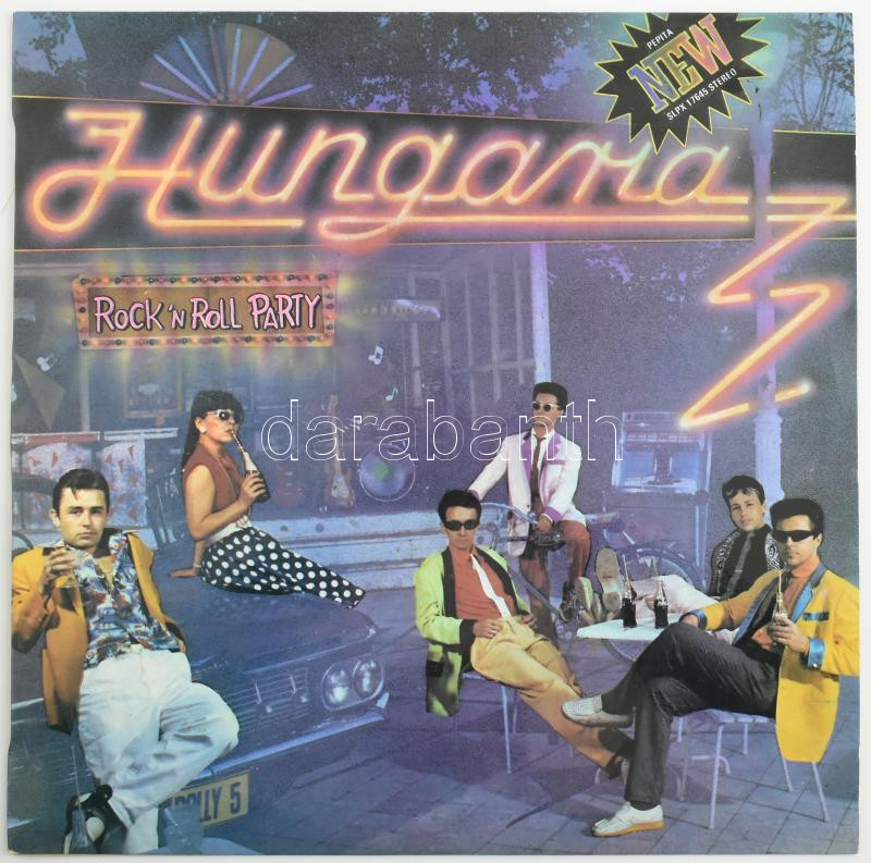 Hungaria - Rock 'N Roll Party. Vinyl, LP, Album. Magyarország, 1980. jó állapotban