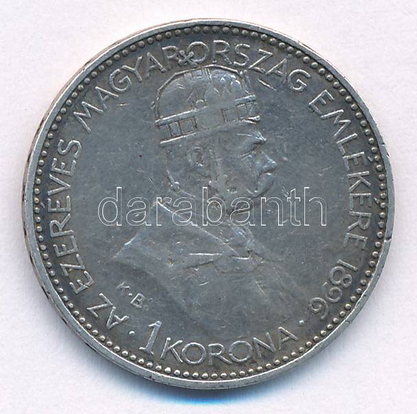 1896KB 1K Ag 'Millennium' T:XF,VF ph. Adamo K5.2 - Image 2