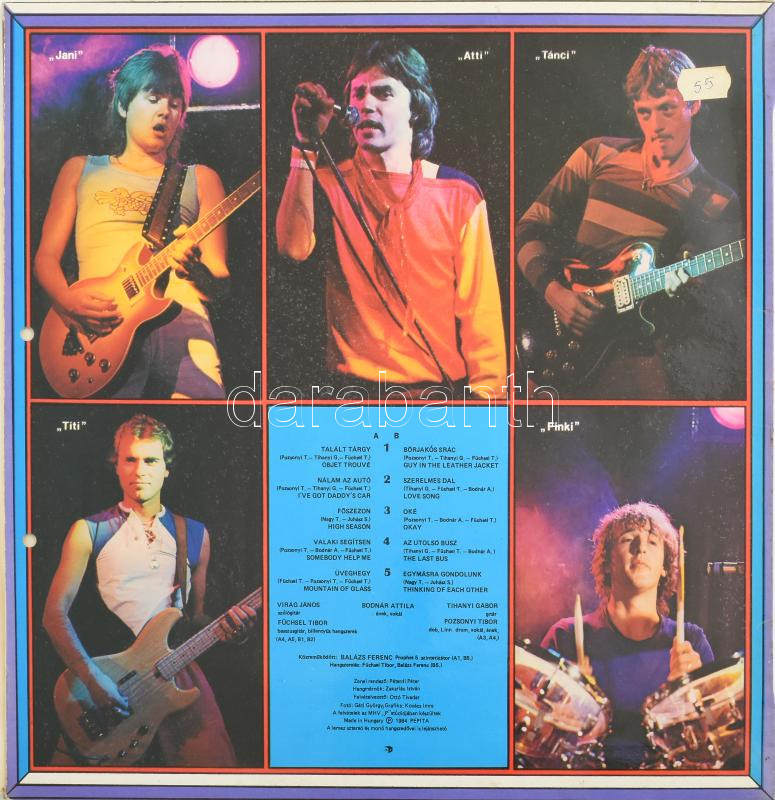 Hit - Oké! Vinyl, LP, Album. Magyarország, 1984. jó állapotban - Image 2