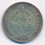 1937. 2P Ag 'Madonna' T:XF patina Adamo P7