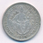 1938. 2P Ag 'Madonna' T:VF karc, ph. Adamo P7