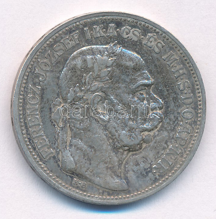 1912KB 2K Ag 'Ferenc József' T:XF,VF patina Adamo K6