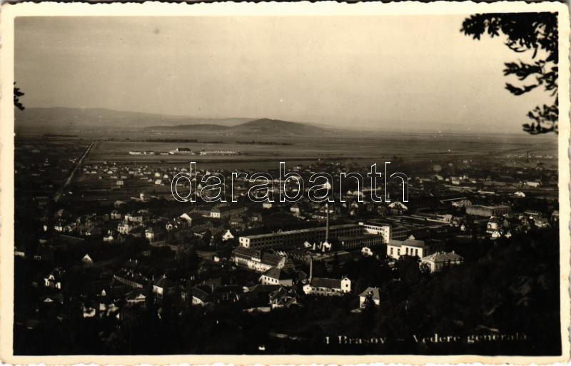 1942 Brassó, Kronstadt, Brasov; Vedere generala / látkép / general view
