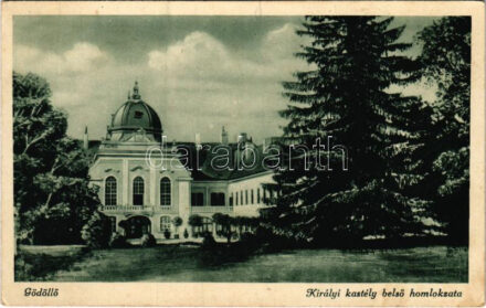 Gödöllő, Királyi kastély belső homlokzata