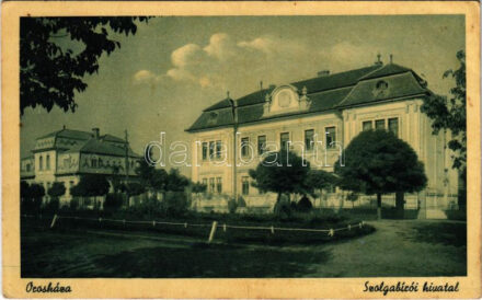 1944 Orosháza, Szolgabírói hivatal. Politzer Ferenc kiadása (EK)