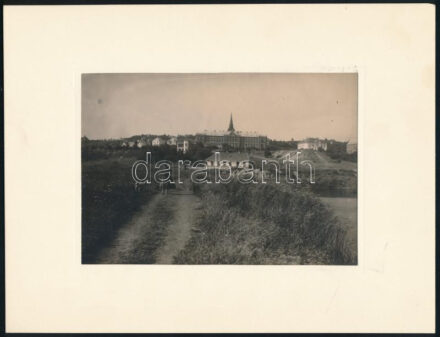 cca 1910-1920 Bp., Feneketlen-tó, Balogh Rudolf (1879-1944) felvétele, fotó, a hátoldalon feliratozva, paszpartuban, 18x13 cm