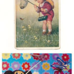 9 db főleg MODERN motívum képeslap: pillangók és rovarok / 9 mostly modern motive postcards: butterflies and insects - Image 2