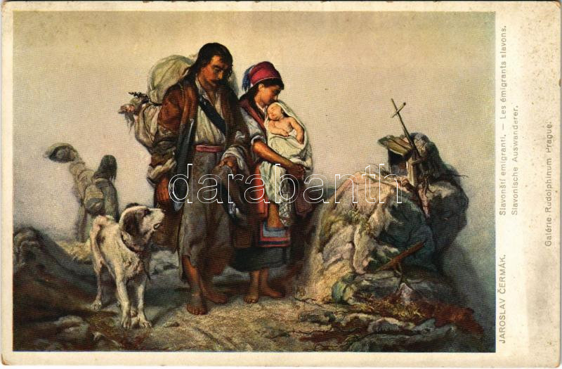 Slavonstí emigranti / Szláv emigráns család, folklór / Slavonian imigrants, folklore. Minerva 282. s: Jaroslav Cermák