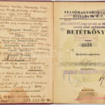 1944 Felső-magyarországi Hitelbank Rt. betétkönyve, nem zsidó bélyegzéssel - Image 2