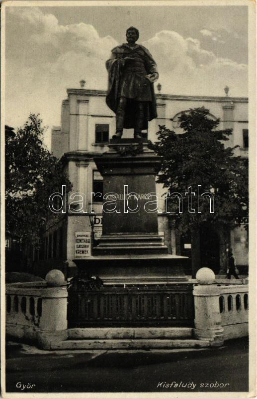 Győr, Kisfaludy Károly szobra (EK)