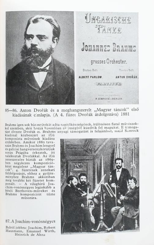 R. Strauss élete képekben + Brahms élete képekben. Bp., 1960, 1961, Zeneműkiadó Vállalat. Kiadói kartonált kötés, kopottas állapotban. - Image 2