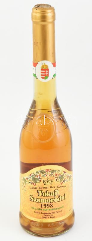 1998 Tokaji Szamorodni, száraz fehér tokaji borkülönlegesség, Promontorbor Mádi Pincészete, 13%, 0,5l