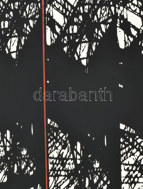 Hervé, Rodolf (1957-2000): Eiffel-torony. Szitanyomat, papír, jelzett, művészpéldány E.A. jelzéssel. 36x24 cm. / Hervé, Rodolf (1957-2000): Eiffel-tower. Screenprint on paper, signed, E.A. artist's proof, 36x24 cm. - Image 2