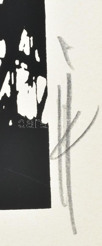 Hervé, Rodolf (1957-2000): Eiffel-torony. Szitanyomat, papír, jelzett, művészpéldány E.A. jelzéssel. 36x24 cm. / Hervé, Rodolf (1957-2000): Eiffel-tower. Screenprint on paper, signed, E.A. artist's proof, 36x24 cm. - Image 4