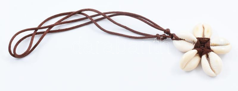 Kagyló nyaklánc, h: 34 cm