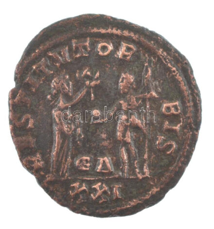 Római Birodalom / Antiochia / Probus 276-282. Antoninianus bronz (3,43g) T:AU,XF Roman Empire / Antiochia / Probus 276-282. Antoninianus bronze 'IMP CM AVR PROBVS PF AVG / RESTITVT OR-BIS - epszilon- delta - XXI' (3,43g) C:AU,XF RIC V 925