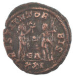 Római Birodalom / Antiochia / Probus 276-282. Antoninianus bronz (3,43g) T:AU,XF Roman Empire / Antiochia / Probus 276-282. Antoninianus bronze 'IMP CM AVR PROBVS PF AVG / RESTITVT OR-BIS - epszilon- delta - XXI' (3,43g) C:AU,XF RIC V 925