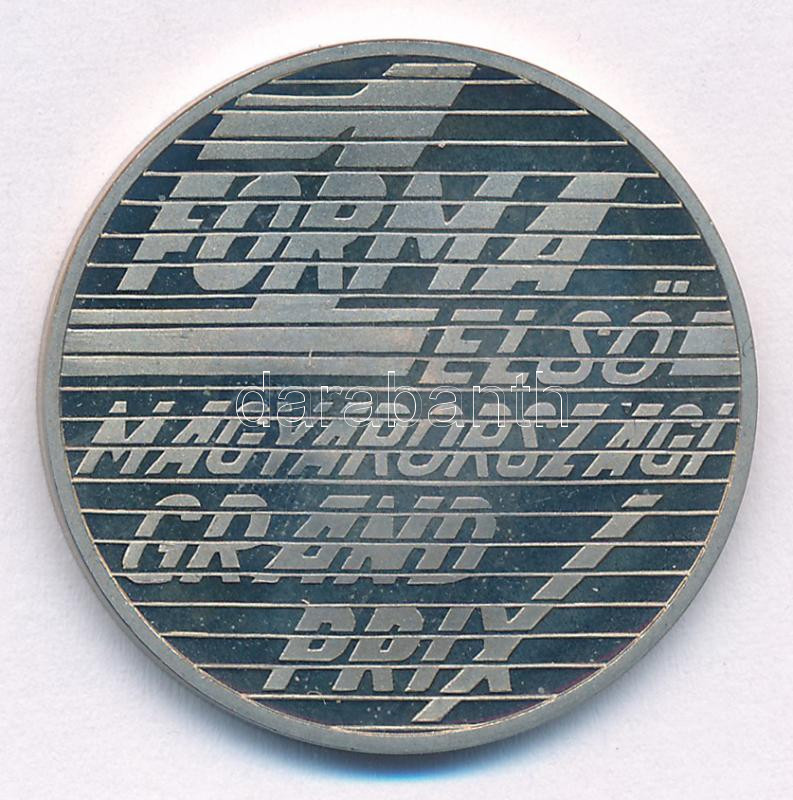Fülöp Zoltán (1951-) 1986. 'Hungaroring - Forma 1 Első Magyarországi Grand Prix' Cu-Ni emlékérem kapszulában (32mm) T:PP